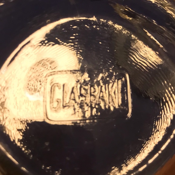 GLASBAKE CRAB DISH, J-116 CLEAR GLASS, SET OF 5 made in USA. - Picture 4 of 8